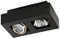 Arcchio Strahler Vince (Modern) in Schwarz aus Aluminium (2 flammig, GU10) - Deckenlampe Deckenleuchte Lampe Spot Flurleuchte