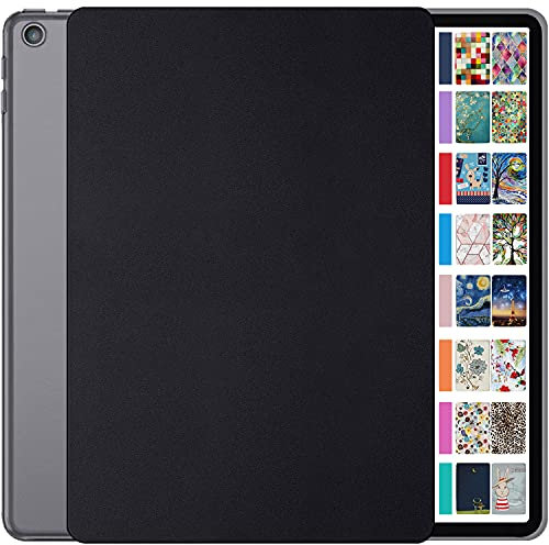 DuraSafe Cases Coque de protection rigide fine avec support pour iPad 5 6 6 ème 2018 Gen 9,7 [iPad 5 6 génération] A1893 A1954 A1822 A1823 - Noir