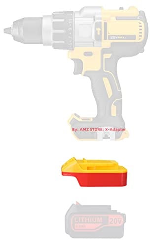 1 Adapter Upgrade for DeWalt 20v MAX XR Tools - Compatible with Porter Cable 20v MAX (Not Older 18v) Li-ion Battery or Compatible with Black and Decker 20v MAX (Not Older 18v) Battery - Adapter Only