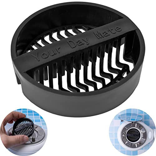 Filtro per capelli per il set di scarico della doccia, 1 pz, nero, compatibile con Viega Tempoplex modello 6963, 6962, 6961, 6960, raccogli capelli per la doccia, filtro capelli per scarico doccia
