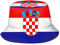 QQIAEJIA Mode Kroatien Flagge Eimer Hüte Sommer Reise Strand Sonnenhut Outdoor Kroatische Fischermütze für Damen Herren Teenager