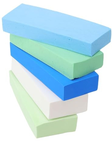 5-Pack Målning Svamp, Lätt Bärbar Vattenfärg Absorberande Svamp för Akvarell, Hantverk och Keramik