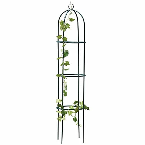 1.9m Outdoor Garden Metal Obelisk Climbing Plant Support Frame Trellis Shade New