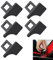 Xerteam Clip per Cinture di Sicurezza, 5 Pezzi Clip Universali per Cinture di Sicurezza per Veicoli, Berline, Supercar, SUV, Adatte per la Maggior Parte delle Parti Dell'auto