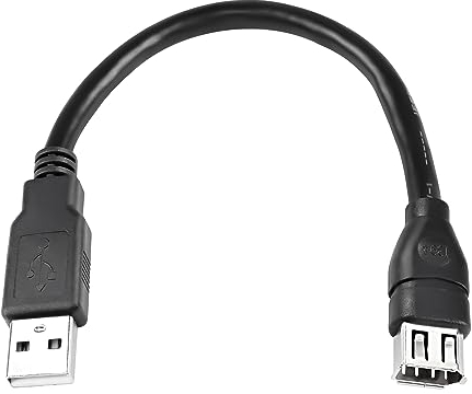 MEIRIYFA Firewire 1394 Câble adaptateur 6 broches vers USB, Firewire IEEE 1394 6 broches femelle vers USB 2.0 type A mâle Câble convertisseur de données pour imprimante, appareil photo numérique,