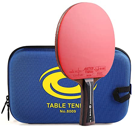 BBAUER All-Round Tischtennisschläger, Offensiver Ping Pong Schläger, Geeignet Für Profis Und Coaches/12 Stars/Long Handle