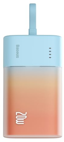 Baseus Powerbank Popsicle 5200mAh 20W Lightning/USB-C Blue/Orange