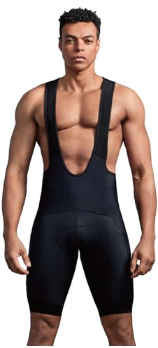 CEROTIPOLAR Herren Fahrrad-Bibshorts mit Toiletten-Zugang, gepolstert & UPF50+
