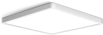 Heyseven LED Deckenleuchte Dimmbar mit Fernbedienung, 24W RGB Deckenlampe LED, Smart APP Deckenleuchte mit 16 Millionen Farbwechsel Panel, 2400LM mit Alexa Lampen für Schlafzimmer Wohnzimmer