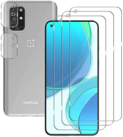 Rnnmeeko Schutzfolie für Panzerglas für OnePlus 8T, 3+2 Stück Kamera Displayschutz für OnePlus 8T Folie, 9H Härte Kameraschutz Schutzglas Displayschutzfolie für OnePlus 8T