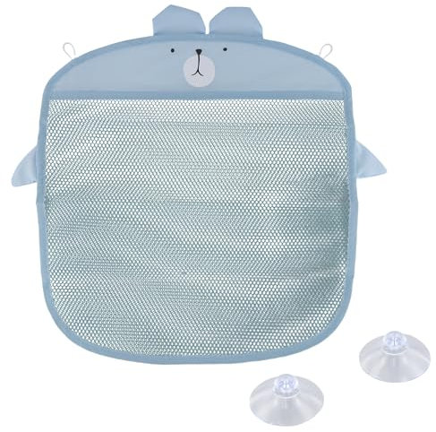 Litinliv Organizador de Juguete de Baño, Almacenamiento de Juguete de Cuarto de Baño con Ventosa, Red de Almacenamiento Bolsa de Juguete para Cuarto de baño y bañera