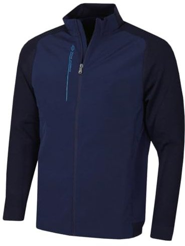 Oscar Jacobson Mens Highbank Lightweight Wind Resistant Golf Jacket