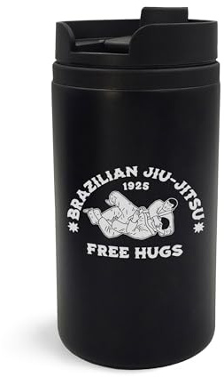 Brazilian Free Hugs Jiu Jitsu Martial Art Travel Mug, Insulated Cup, Coffee Tumbler, Mug