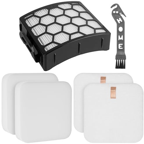 Jollsung NZ780UKT Filter Replacement for Shark Lift-Away Anti Hair Wrap Upright Vacuum, 1 Washable and 2 Foam & Felt Filters