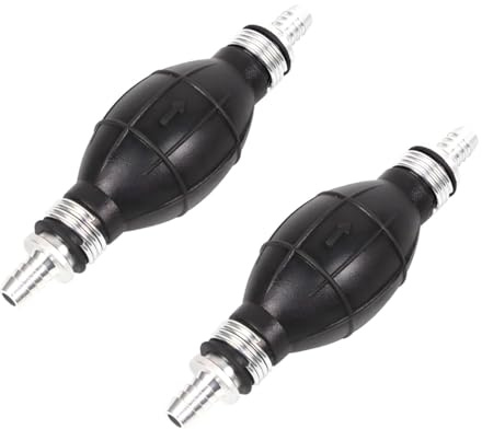 LKRXW 2 Pezzi 6mm Pompetta di Aspirazione Diesel Pompa Carburante Manuale | Pompe per Benzina a Mano Trasferimento Gasolio Pompa Lampadina Liquidi Sifone Travaso Auto Barca