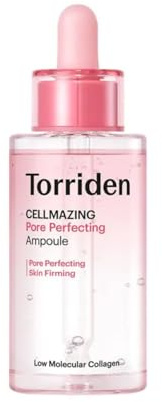 Torriden CELLMAZING Pore Perfecting Ampoule (30ml) | Improving Skin Elasticity | 5D Collagen, Peptide Complex, PHA, LHA | Korean Facial Serum, Korean Skin Care