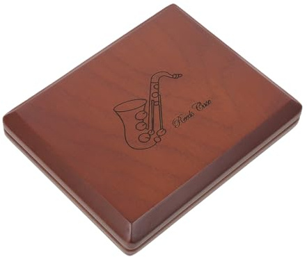 HOODANCOS Klarinettenblatt Etui Stoßfestes Rohrblatt Case für Saxophon Klarinette Oboe Kompakte Aufbewahrung bis 10 Blätter Robustes Holzblasinstrument Zubehör