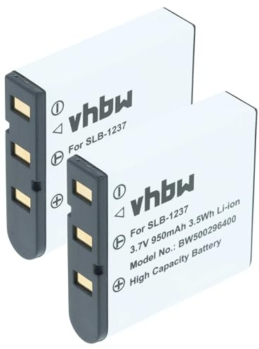 vhbw 2X Akku Ersatz für Sigma BP-31 | für Kamera (950 mAh, 3,7 V, Li-Ion)