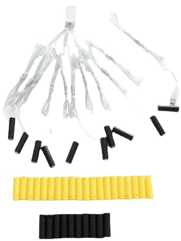 Tuminfar Éliminateurs de Piles AAA Virtual Eliminators Alimentés par USB pour Lumières d'arbre de Noël, Lumières LED, Décoration de Remplacement 10-1