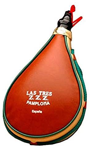 Bota de vino de piel vegana Las Tres ZZZ (1,5 Litros)