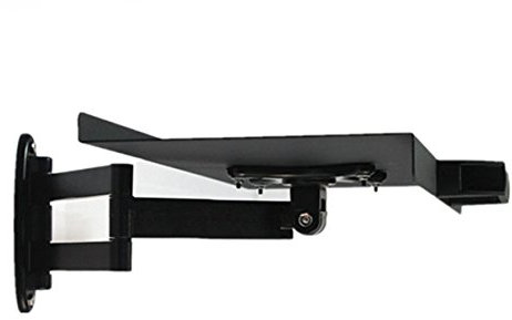 LianShi Adjustable Keyboard Tray + LCD Monitor Bracket for 14-24 Screens and Any Monitor Stand with VESA Mount Up/down 180°left/right 180°360°Revolution of Plane for Sit Stand Work Station