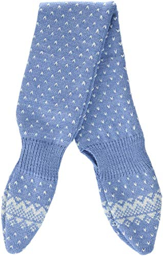 maximo Baby-Jungen 85678-208000, Steckschal, Pünktchenjacquard Schal, Mehrfarbig (Bluemeliert/Wollweiß 6338), One Size