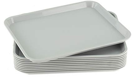 Vassoio GN 1/2 GN, 10 pezzi, grigio