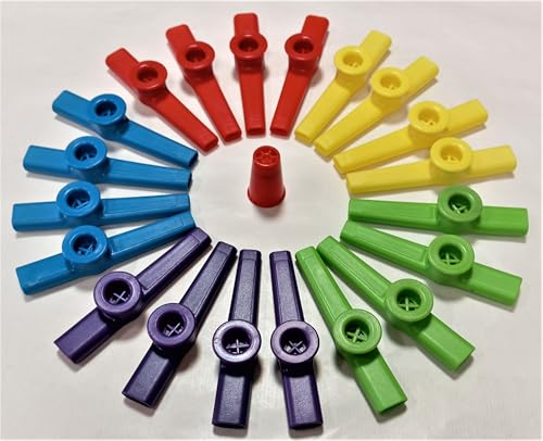 Kazoo im Rucksack, 24 Stück mit Meerjungfrauenpfeife, hervorragende Klangqualität und robust