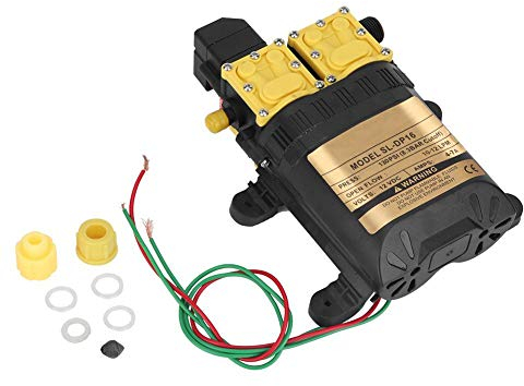 MAGT Pompe 12v Eau Pulverisateur Electrique, 12V Pompe à Eau à Double tête à Pompe Membrane 12V Haute Pression Pompe électrique de pulvérisateur d'eau pour la Maison, Le Jardin, Les véhicules