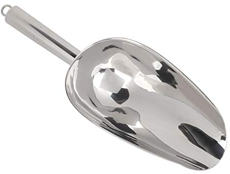 Linel Cuchara - 1 Pala Multifuncional de Acero Inoxidable para Alimentos con Hielo, Granos de café, Pala de Frutas secas(18OZ)