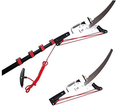 Baum-Lopper-Teleskop-2 in 1 Hochrach-Baum-Lopper-Prunern & SAH erweiterbarer Bypass-Garten-Werkzeuge Lopper 5,4m - 7,2 m Teleskop-Baum-Pruner-Baum hoch für den Garten (Color : 7.2m/24ft)