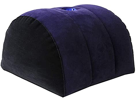 Sex Lendenkissen mit Halber Mond Sex-Kissen Sofa Faltbares Ohne Loch Aufblasbares Sex Reisekissen für Paare (Halber Mond)