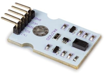Whadda Sensor-Modul mit Gestenerkennung, PAJ7620, 5 VDC, Erkennungsdistanz ≤ 10 cm, weiß