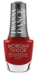 Morgan Taylor Nail Lacquer I Wanna Dance With Somebody Collection (Blazing Up The Charts) Red Nail Polish, Finger Nail Polish, 5 ounce