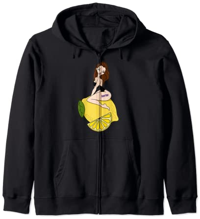 Fille au citron Sour Rap Sweat à Capuche