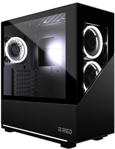 M.RED Elite Noir boitier Gaming RGB