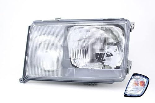 Johns, Scheinwerfer Front passend für Mercedes W124 12/84-08/89 H4 H3 Links mit Blinker