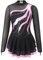 Alvivi Eiskunstlauf Kleid für Kinder Mädchen Ballettkleid Ballettanzug Gymnastikanzug Latein Tanzkleid Eislaufen Wettbewerb Tanzkleidung Rosa 134-140