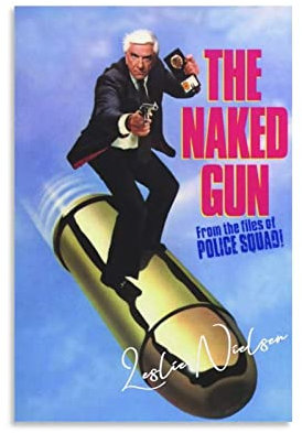 Enartly Leinwand Druck Poster Leslie Nielsen stampa dipinti per soggiorno camera da letto decorazione 30x50cm Senza Cornice