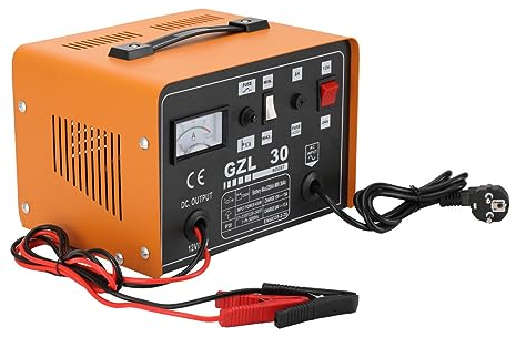TABODD Batterieladegerät Batterie 12V 24V, 450W 30A Batterieladegerät Auto Vollautomatisches Intelligentes Universal KFZ-Ladegerät mit Bildschirm Geeignet für Autos Motorräder Pkw LKW