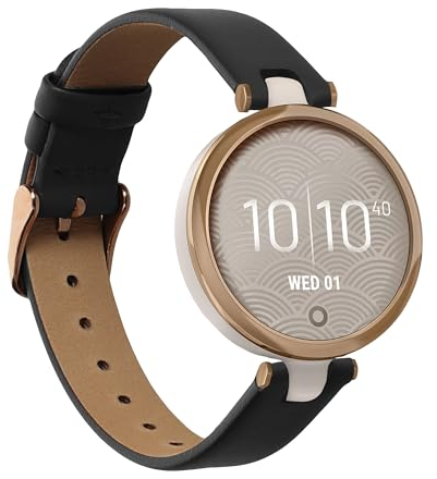 kwmobile Armband kompatibel mit Garmin Lily Sport - Echtleder Fitnesstracker Sportarmband Band