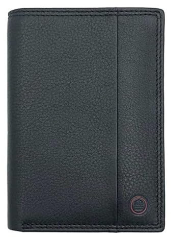 Serge Blanco - Portefeuille en Cuir Homme Vancouver - Noir - 9,7 x 13,7 x 1 cm - Noir