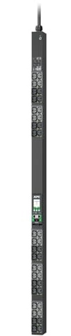 APC NetShelter Rack PDU Advanced Stromverteilungseinheit einbaufähig geschaltet 230 V 32 A Wechselstrom 200-240 V 7.4 kW 7400 VA 1-phasig Ethernet 10/100 10/100/1000 Eingabe Eingang IEC 60309 332P6