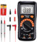 Multimetro Digitale, Multi-Tester NCV, Auto-Range, Protezione da Sovraccarico/Caso, LCD Retroilluminato, Mantenimento dei Dati, Test per Tensione, Corrente, Resistenza, Continuità, Diodo, Frequenza