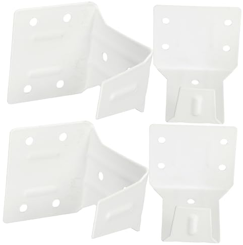 OUNONA 4 Stück Jalousien-Zubehör Montagehalterungen Halterungen für Jalousien rolladen halter rollohalterungen Mini Tragrahmen Fenster Gardinenstange Holzläden Eisen