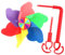 TINGTING Molinillo de viento para bicicleta infantil, molino de viento, molinillo de viento para niños, manillar de flores, rueda de pinwheel para accesorios de bicicleta infantil, triciclos, ruedas,