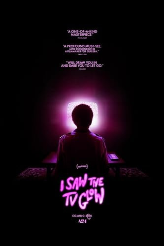 I Saw the TV Glow 2024 Movie Posters for Boys & Girls Decor Wall Art Poster 16x24, Unframed