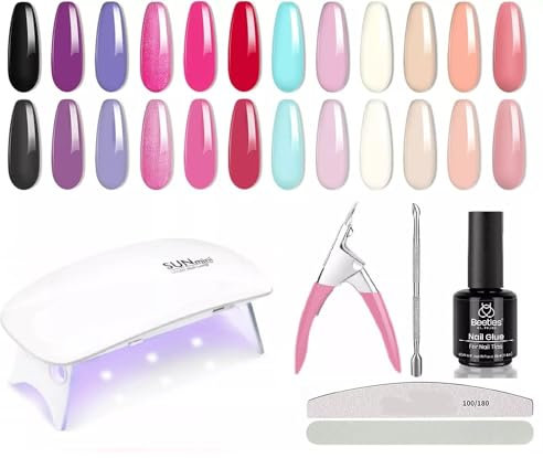 Gel Nail Polish Kit Nail Polish Starter Kit with Nail Dryer Manucu