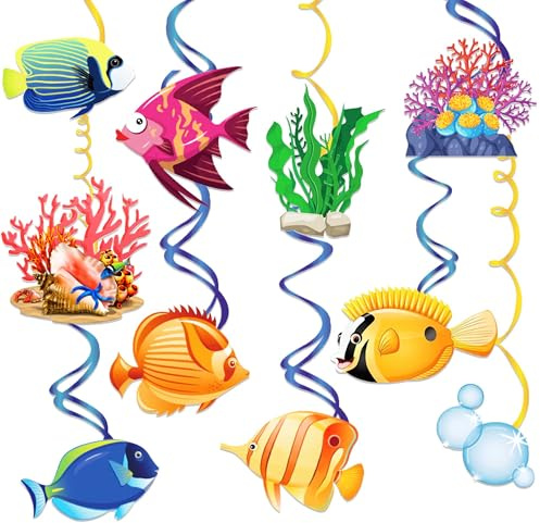 Ocean Banner Hai Wal Strand Party Dekorationen Supplies Unter dem Meer Party Dekorationen für Indoor Outdoor