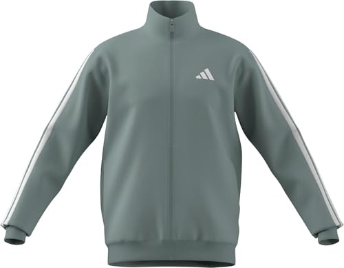 adidas Men's 3 Stripes Tricot Regular Track TOP, Wonder Sage, XXL